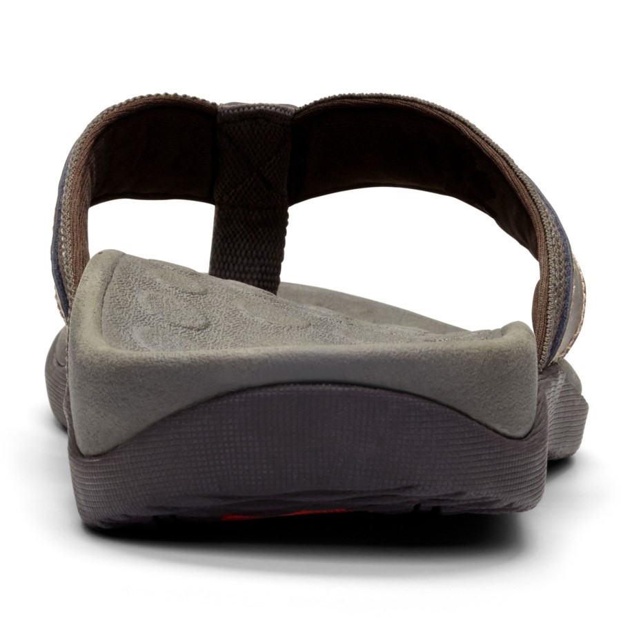 Sandália Tiara Masculina Vionic Marrom