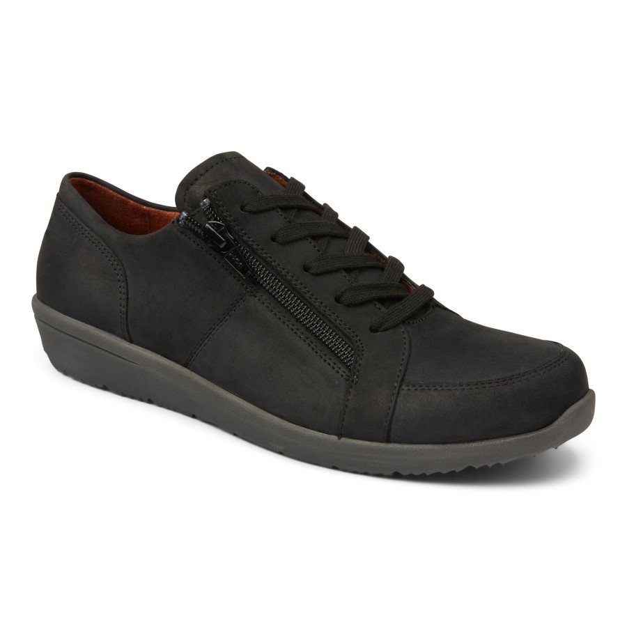 Abigail Lace Up Preto Nubuck Vionic
