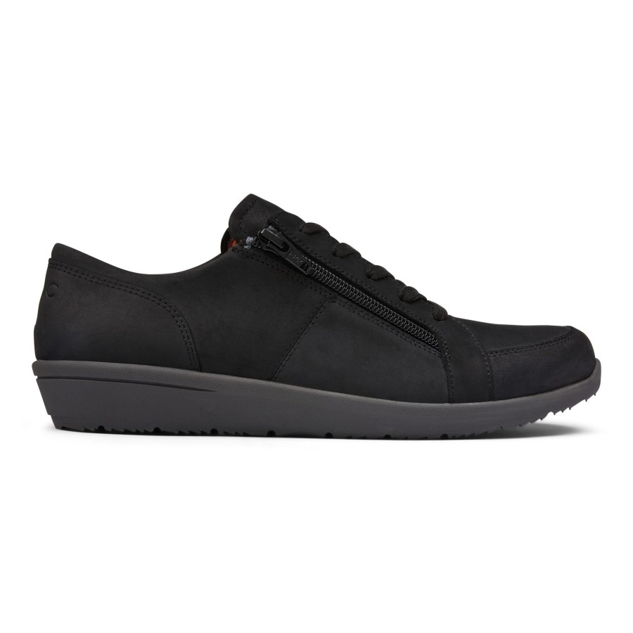 Abigail Lace Up Preto Nubuck Vionic