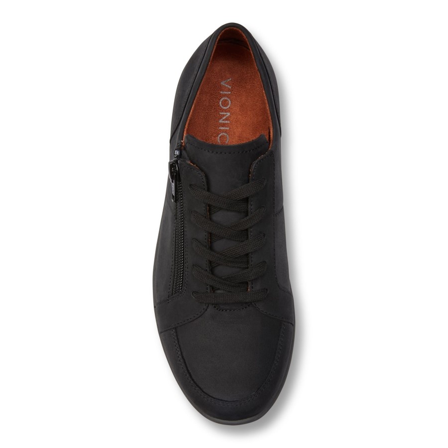 Abigail Lace Up Preto Nubuck Vionic