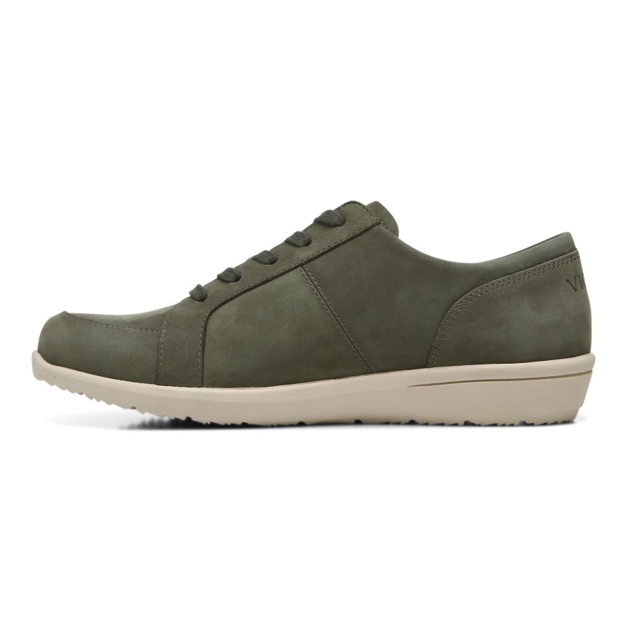 Nobuck Verde-oliva Abigail Lace Up Vionic