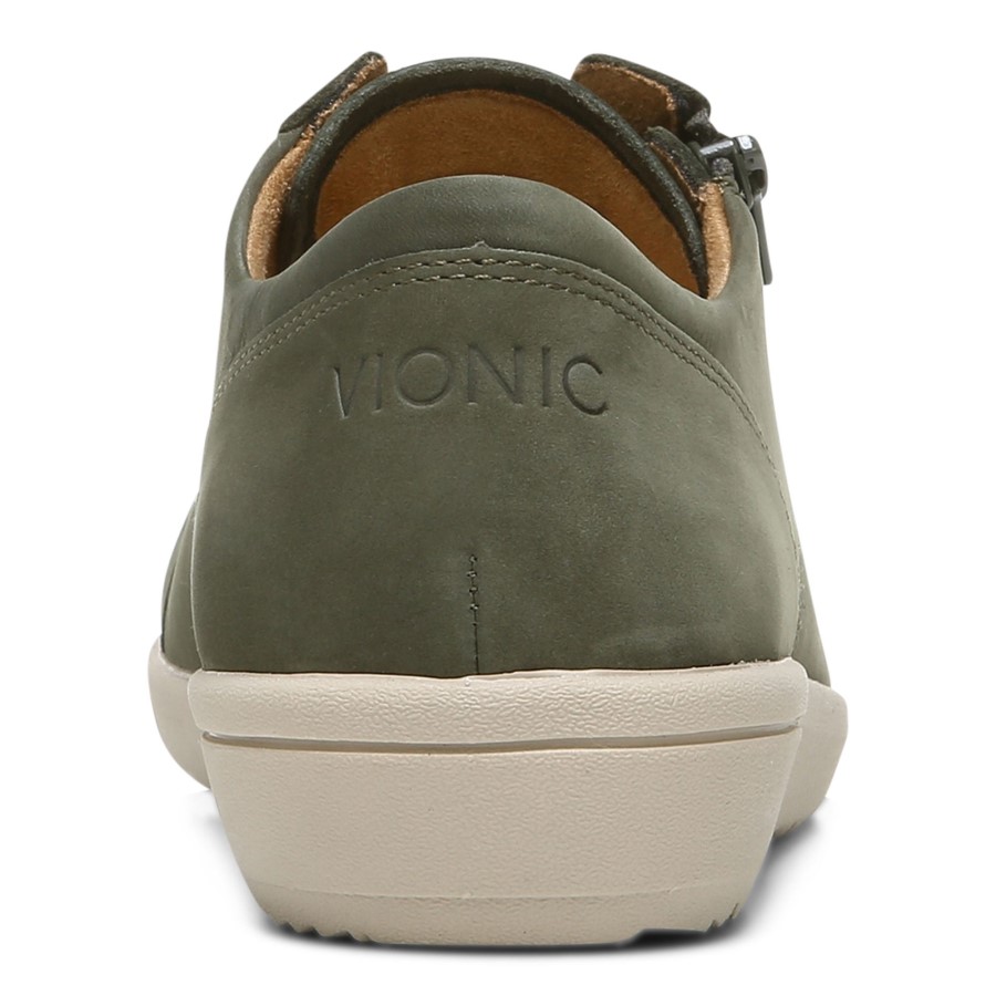 Nobuck Verde-oliva Abigail Lace Up Vionic
