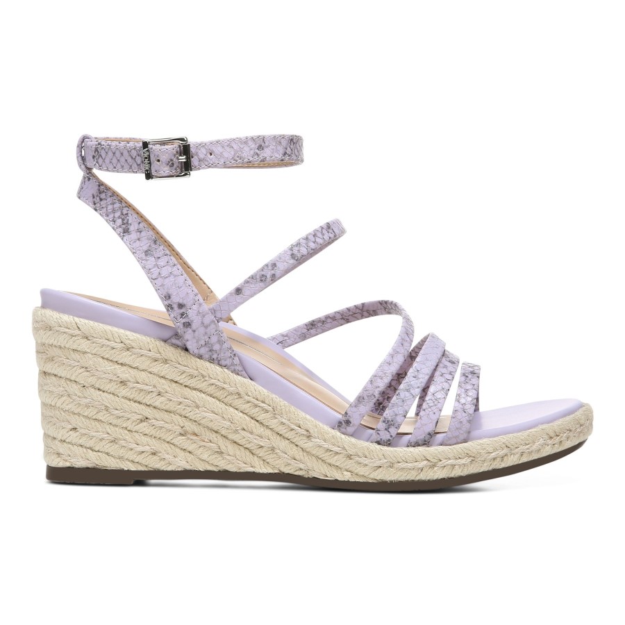 Ayda Espadrille Sandália Cunha Pastel Lilás Vionic
