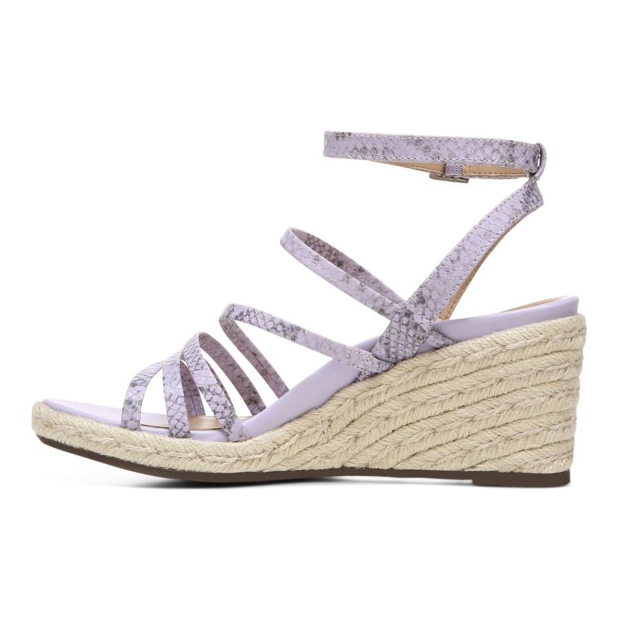 Ayda Espadrille Sandália Cunha Pastel Lilás Vionic