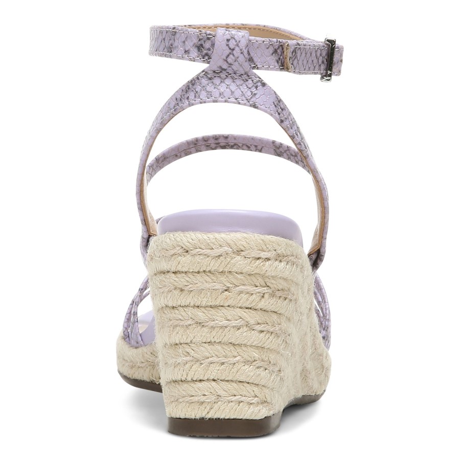Ayda Espadrille Sandália Cunha Pastel Lilás Vionic