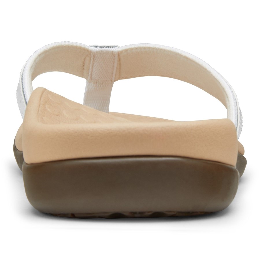 Sandália Poste Toe Casandra Vionic White