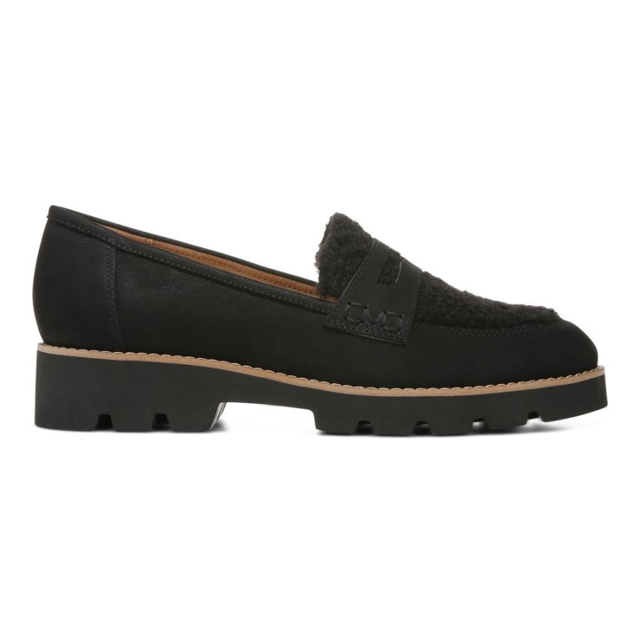Mocassim Vionic Black Cheryl