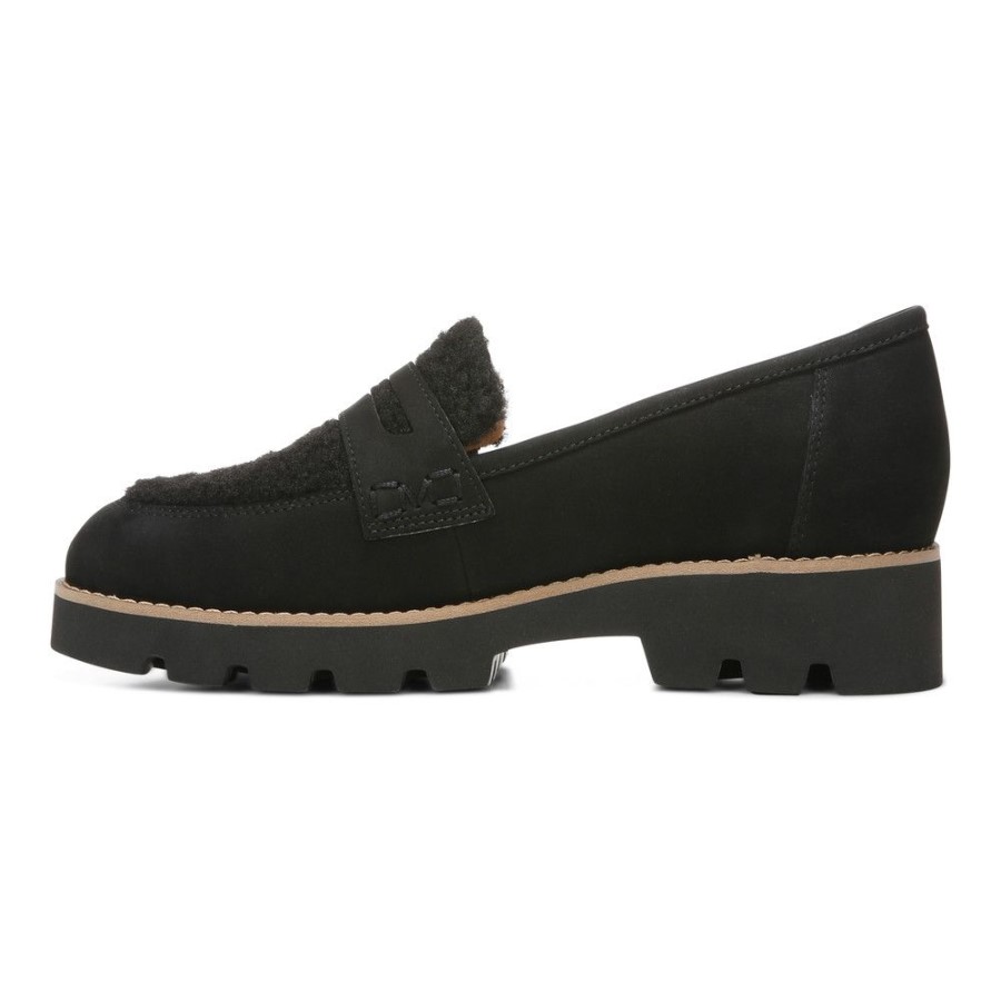 Mocassim Vionic Black Cheryl
