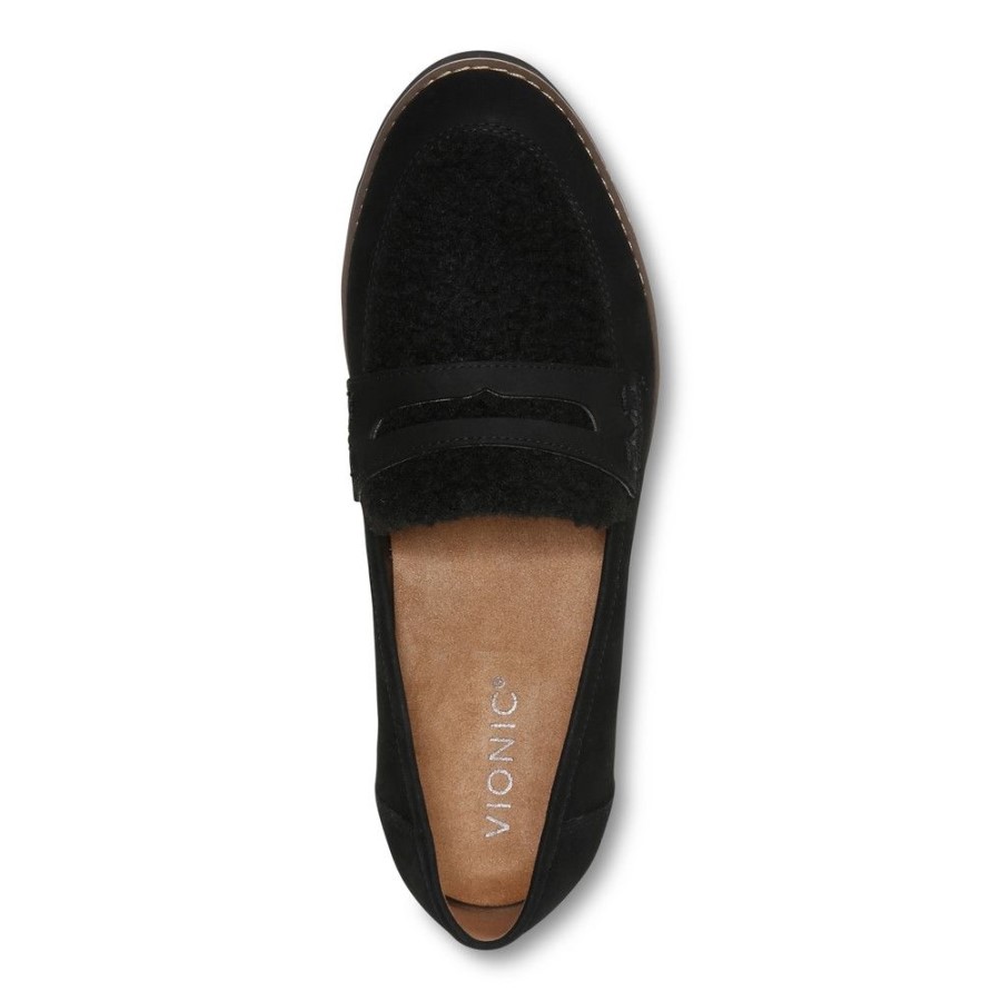Mocassim Vionic Black Cheryl