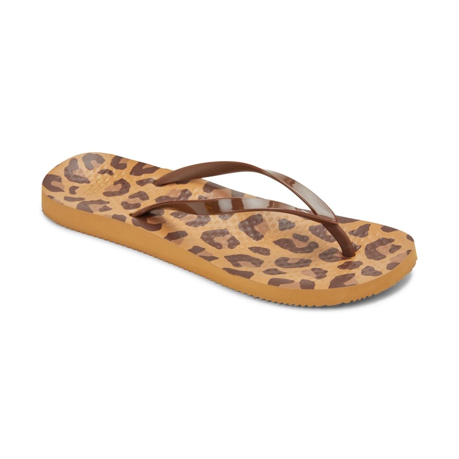 Vionic Noosa Flip Flop Marrom Leopardo