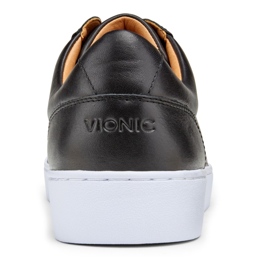 Honey Trainer Casual Vionic Couro Preto