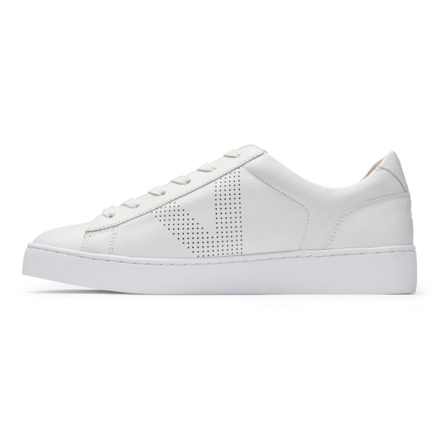 Tênis Casual De Couro Branco Honey Vionic