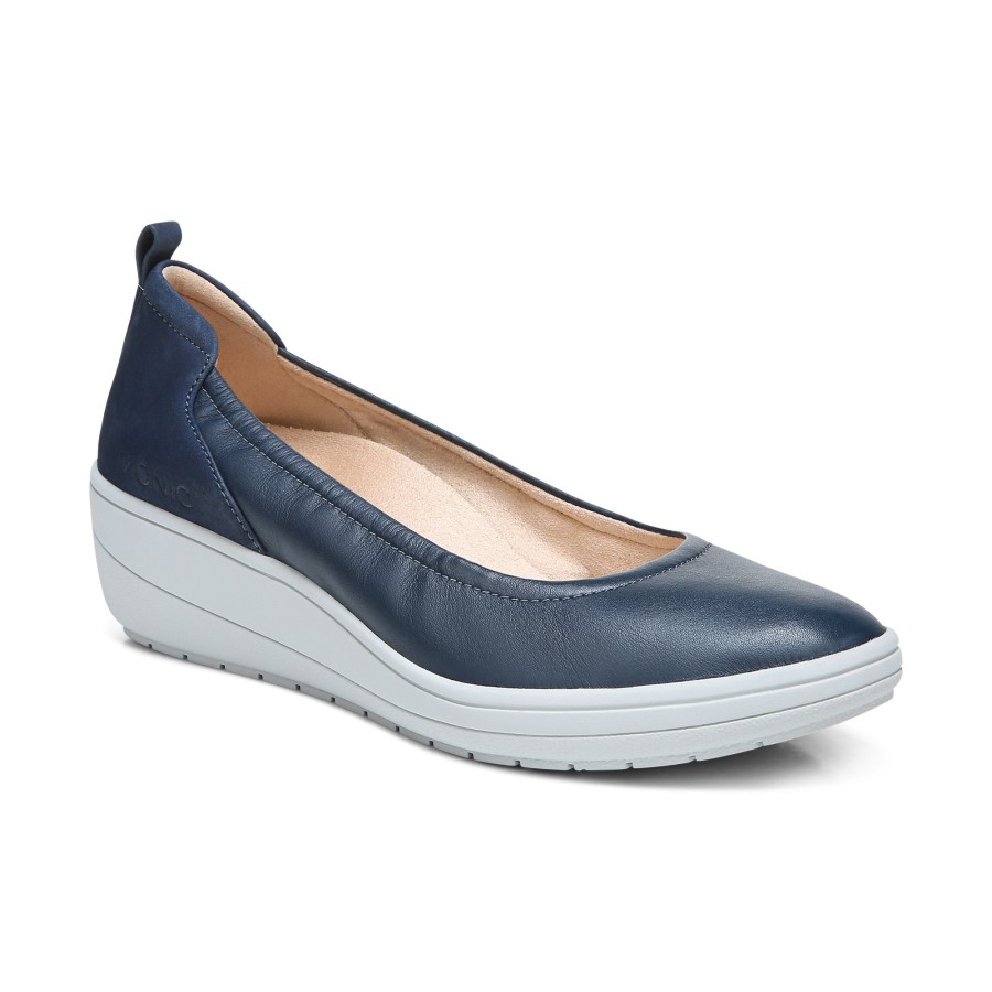 Vionic Navy Jacey Wedge