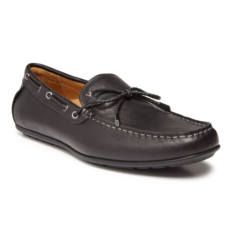 Mocassim Luca De Couro Preto Vionic