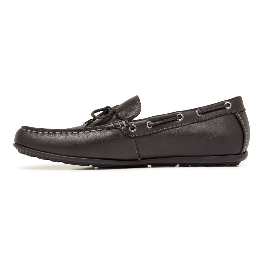 Mocassim Luca De Couro Preto Vionic