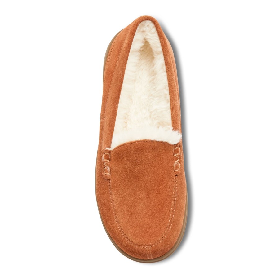 Chinelo De Camurça Caramelo Vionic Lynez
