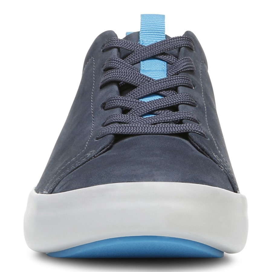 Tênis Em Nobuck Azul Marinho Vionic Paisley