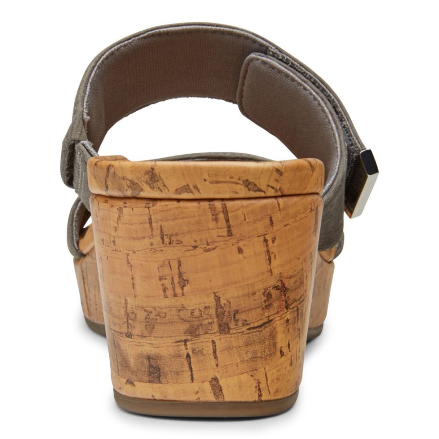 Salto Cunha Pimenta Cinza Ardósia Vionic