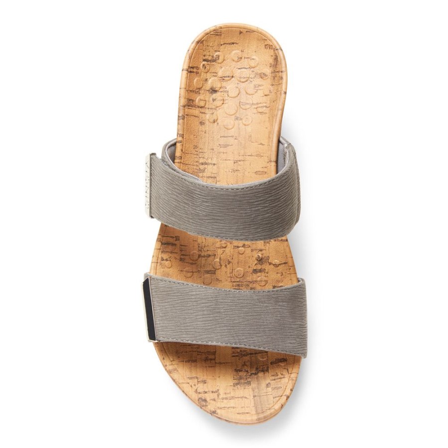 Salto Cunha Pimenta Cinza Ardósia Vionic