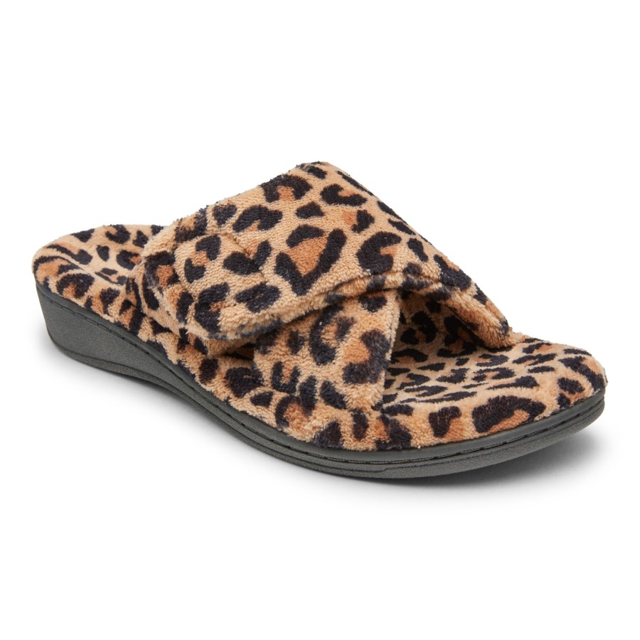 Chinelo Natural Leopardo Vionic Relax