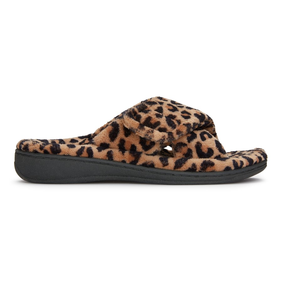 Chinelo Natural Leopardo Vionic Relax