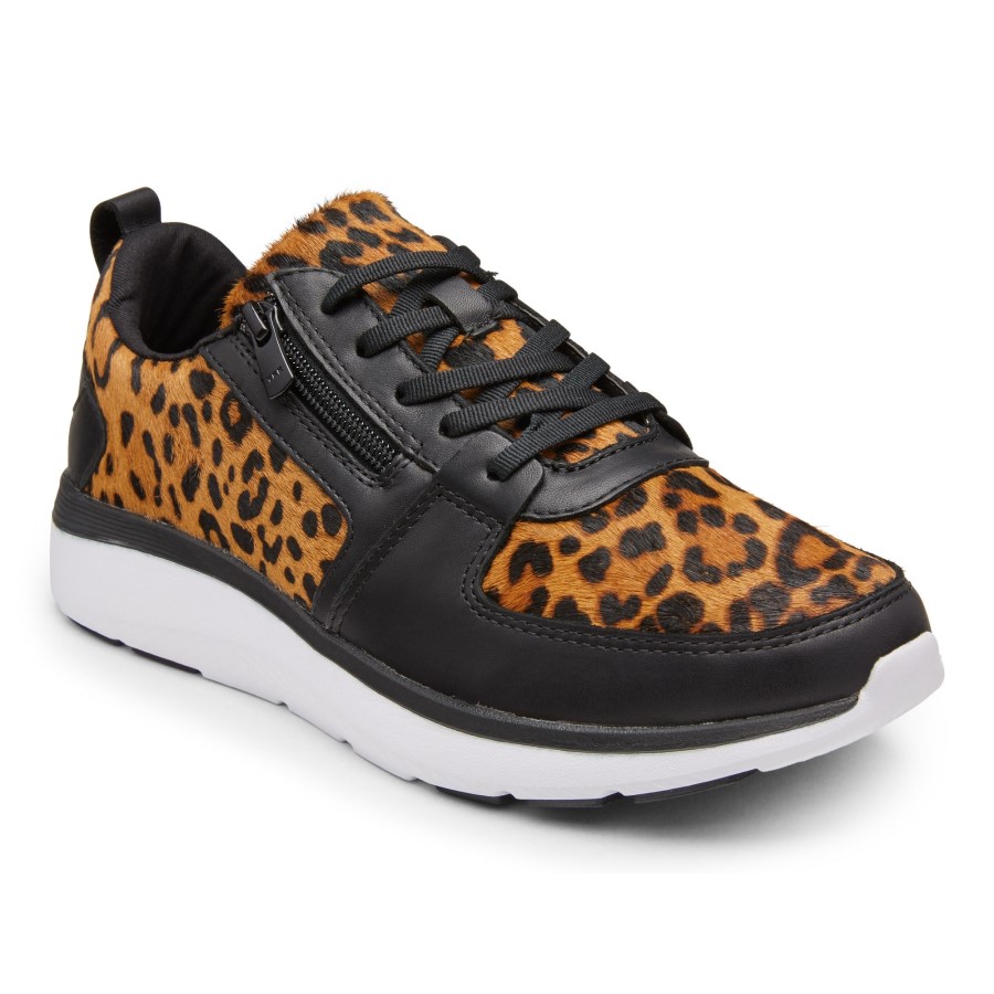 Remi Treinador Casual Vionic Tan Leopardo