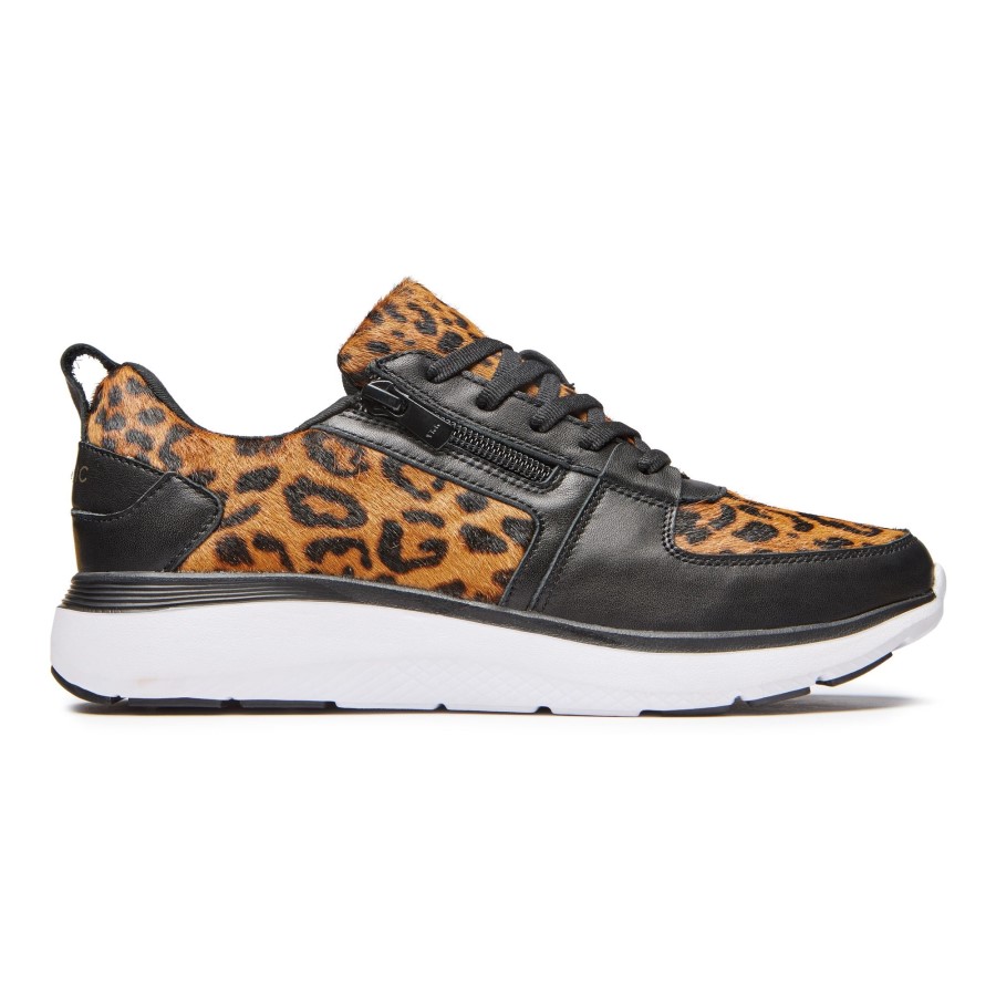 Remi Treinador Casual Vionic Tan Leopardo