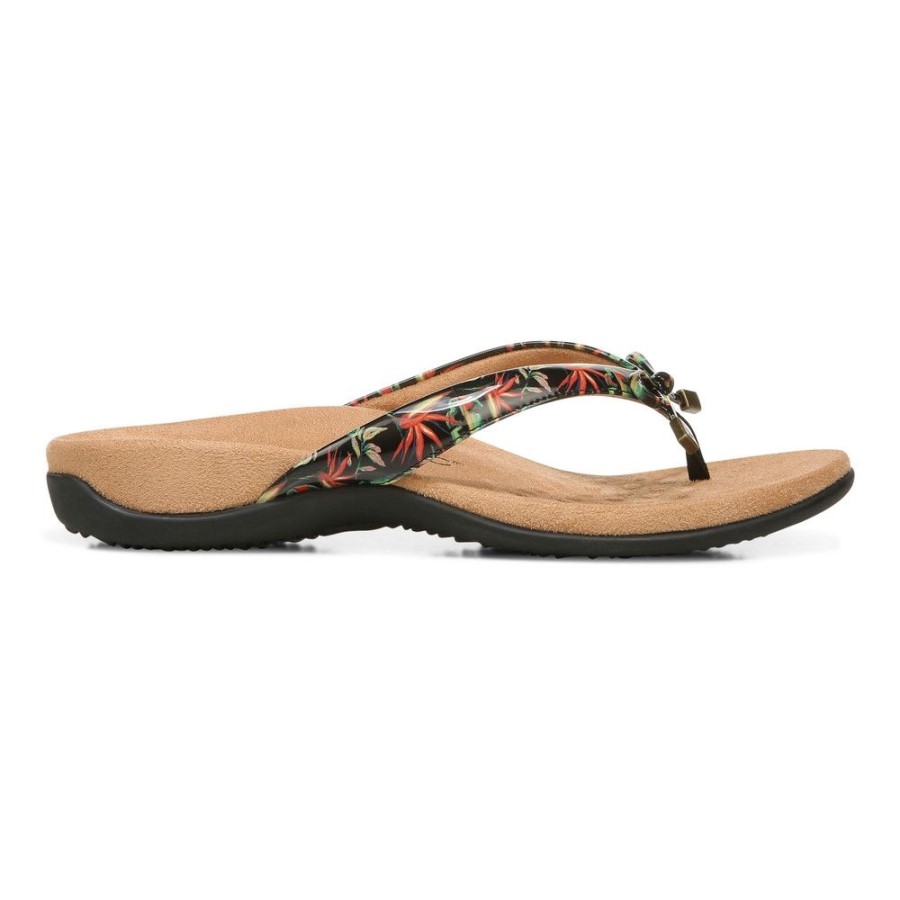 Sandália Poste Bella Toe Tropical Black Vionic