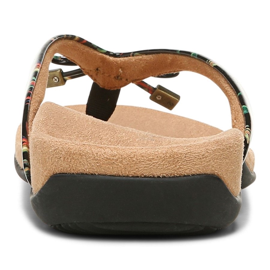 Sandália Poste Bella Toe Tropical Black Vionic