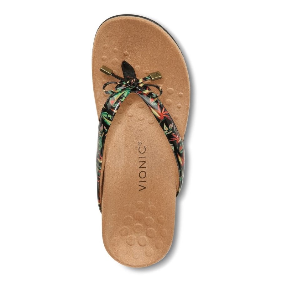 Sandália Poste Bella Toe Tropical Black Vionic