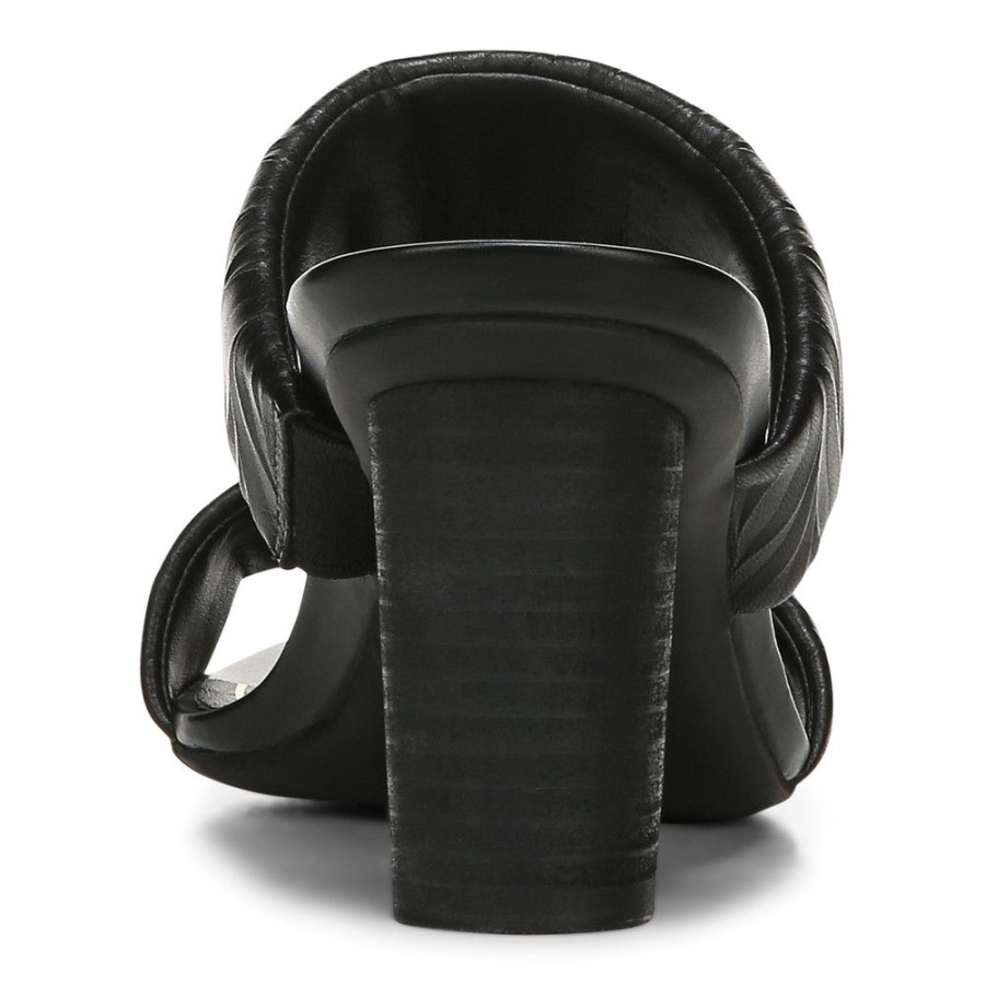 Sandália Preta Com Salto Emaline Vionic