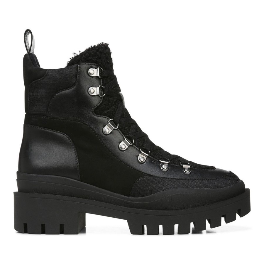 Bota Jaxen Shearling Couro Preto Vionic