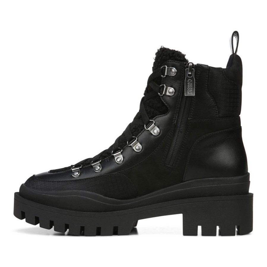 Bota Jaxen Shearling Couro Preto Vionic