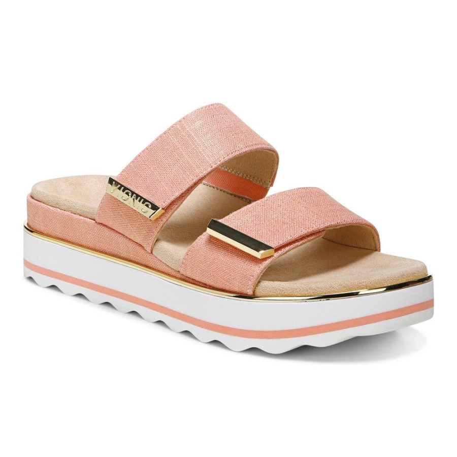 Brandie Sandália Flatform Vionic Papaya