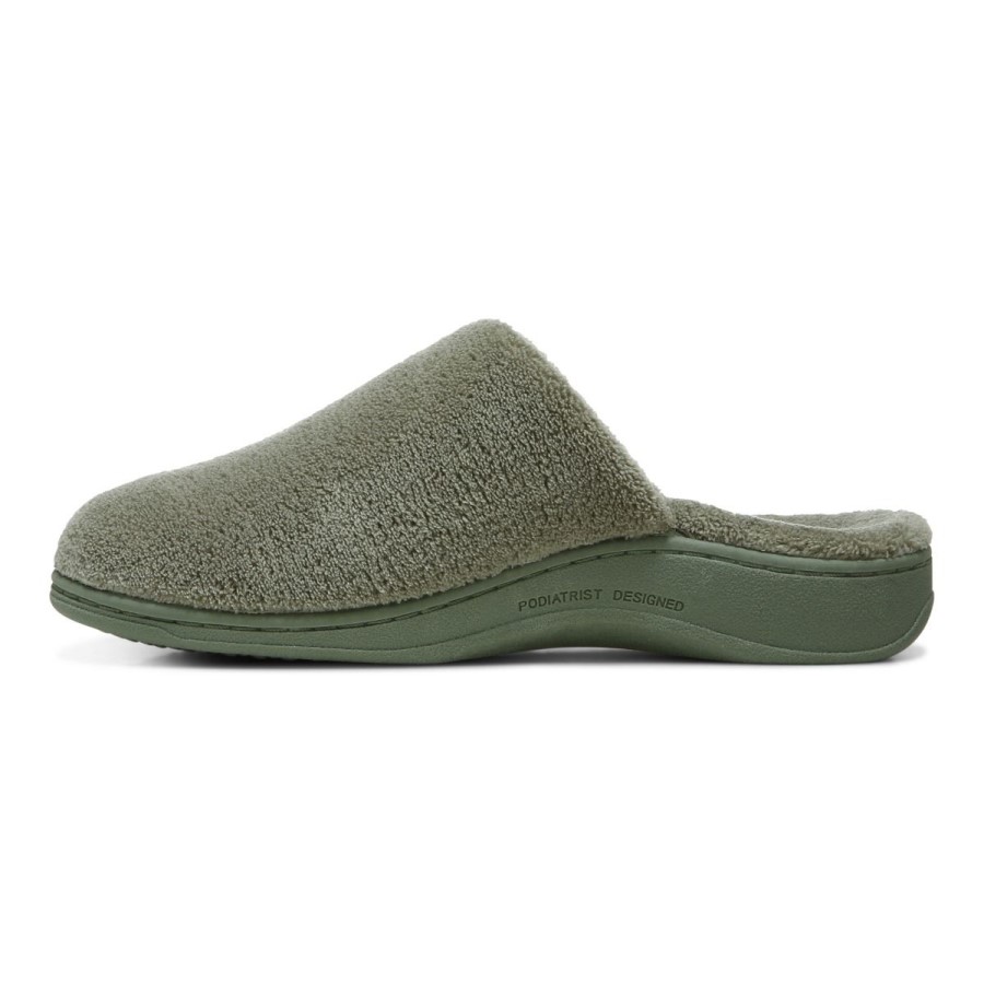 Gemma Chinelo Verde Militar Vionic