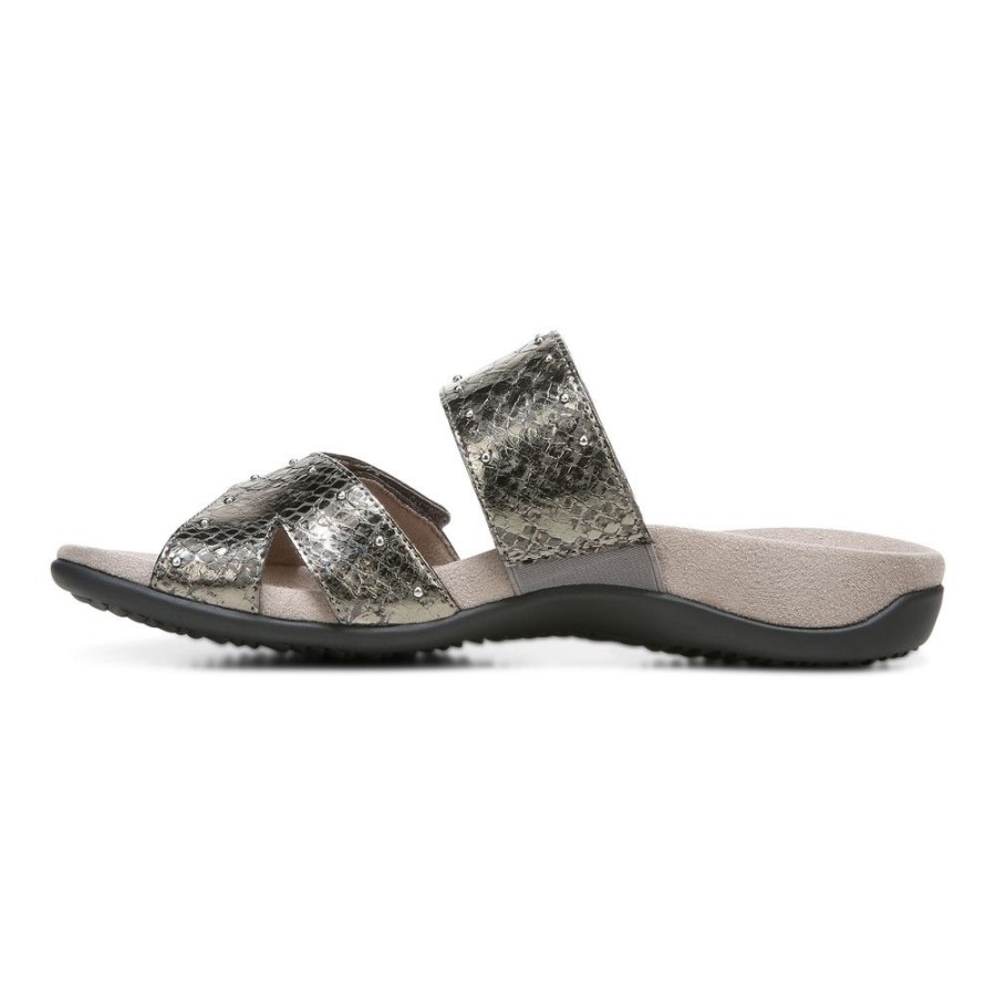 Sandália Slide Indie Carvão Viônico