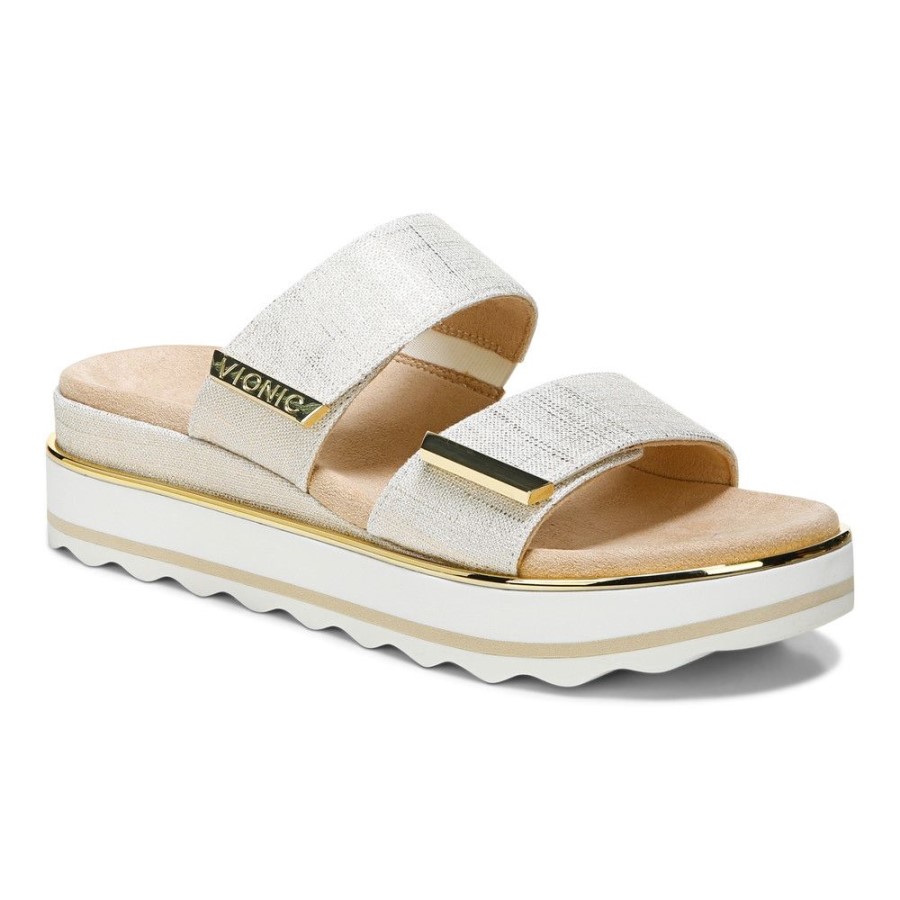 Marshmallow Vionic Brandie Sandália Flatform