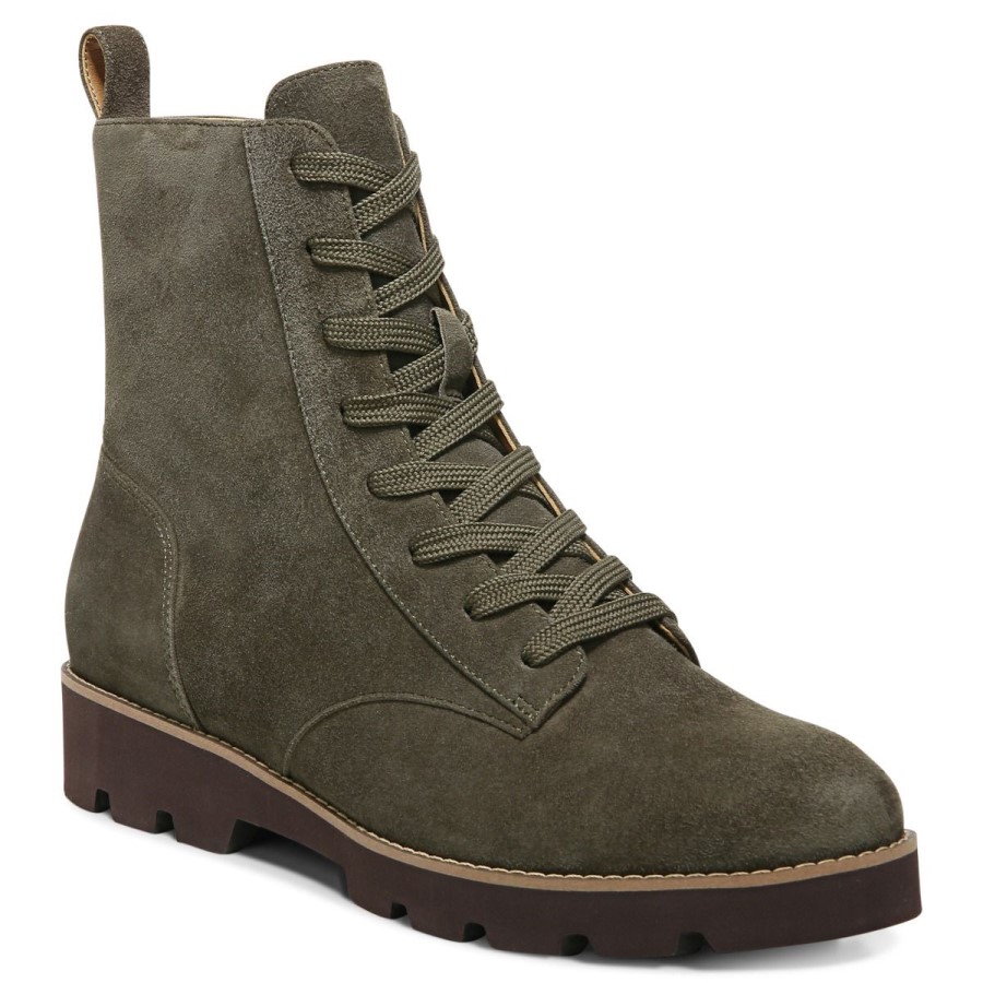 Bota Combatente Olive Lani Com Cadarço Vionic