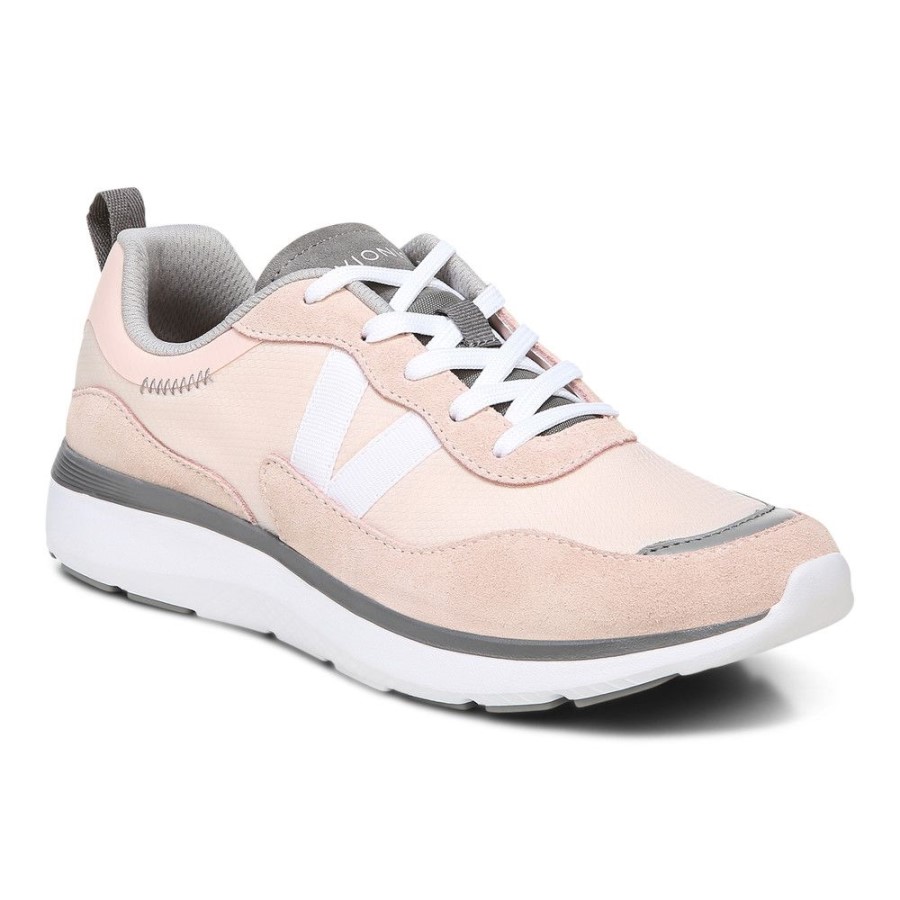 Blush Claro Nobuck Ayse Trainer Vionic