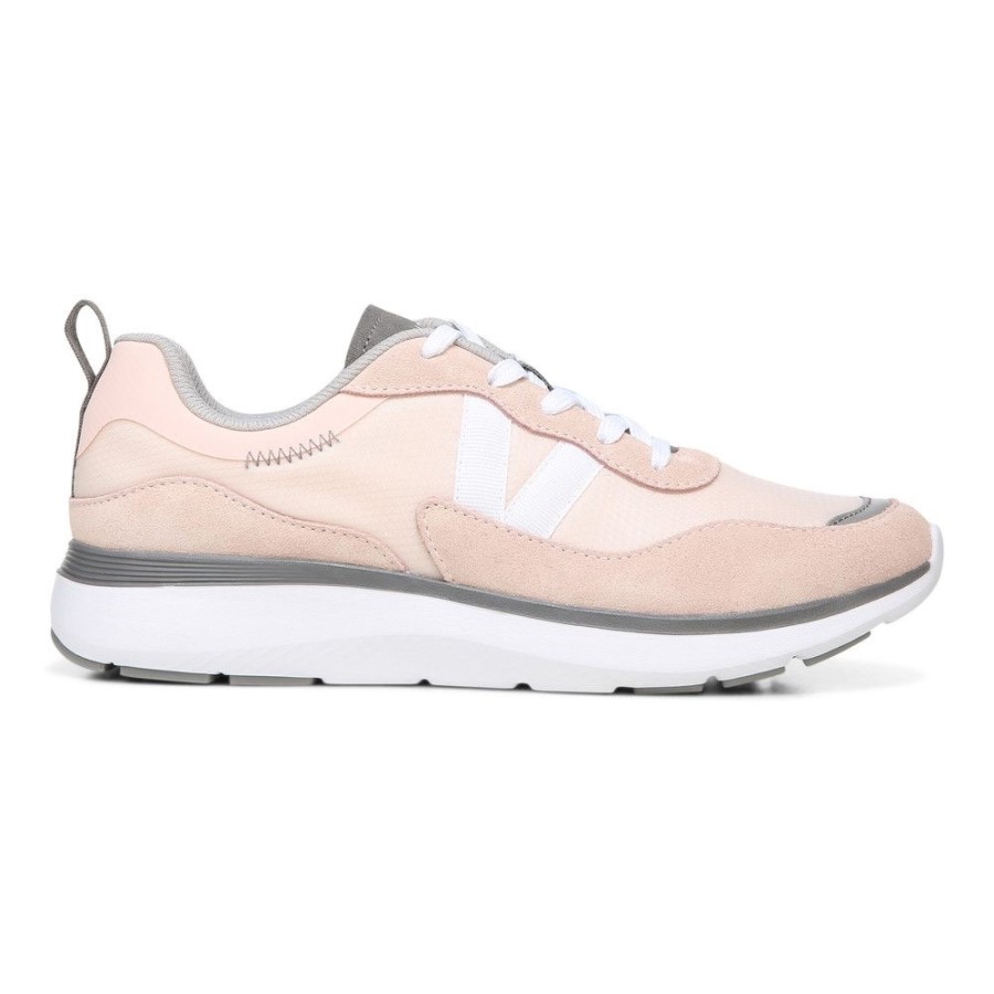 Blush Claro Nobuck Ayse Trainer Vionic
