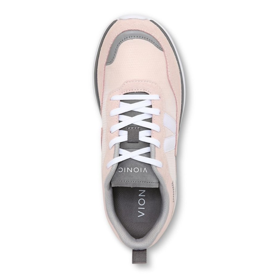 Blush Claro Nobuck Ayse Trainer Vionic
