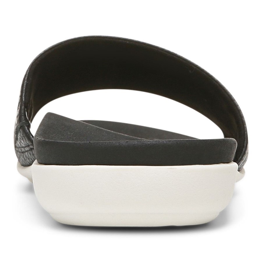 Sandália Val Slide Preta Vionic