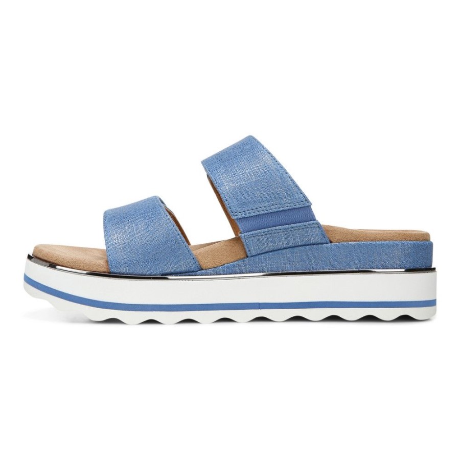 Vallarta Blue Brandie Sandália Flatform Vionic