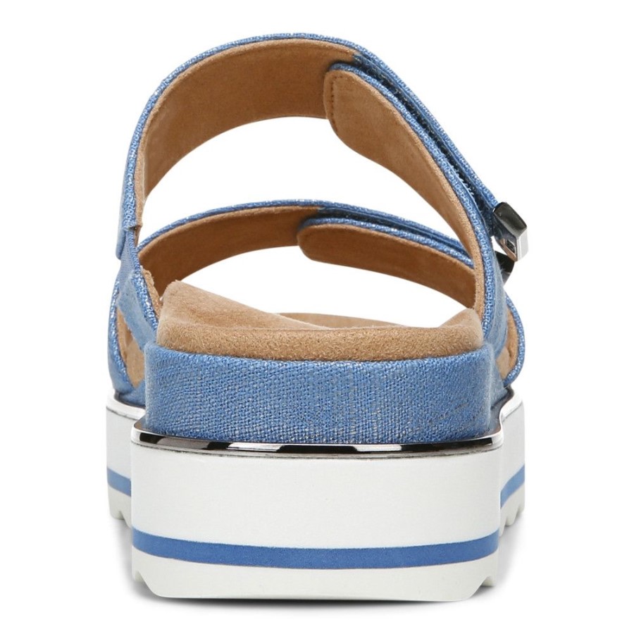 Vallarta Blue Brandie Sandália Flatform Vionic