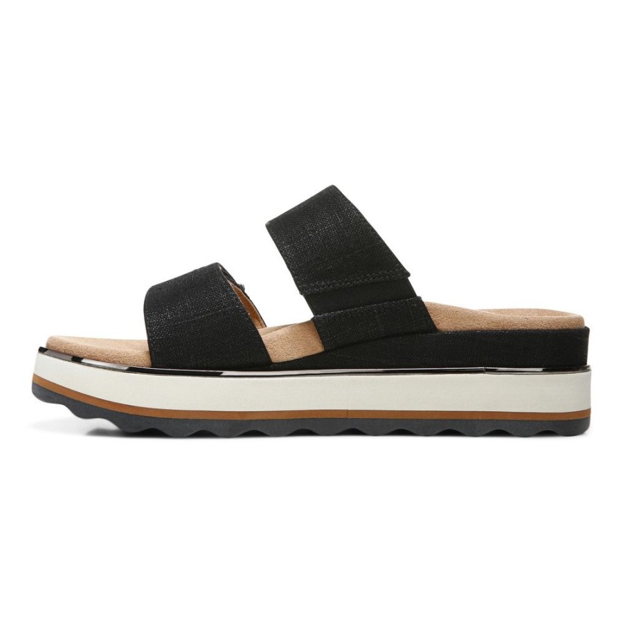 Vionic Brandie Sandália Flatform Onyx