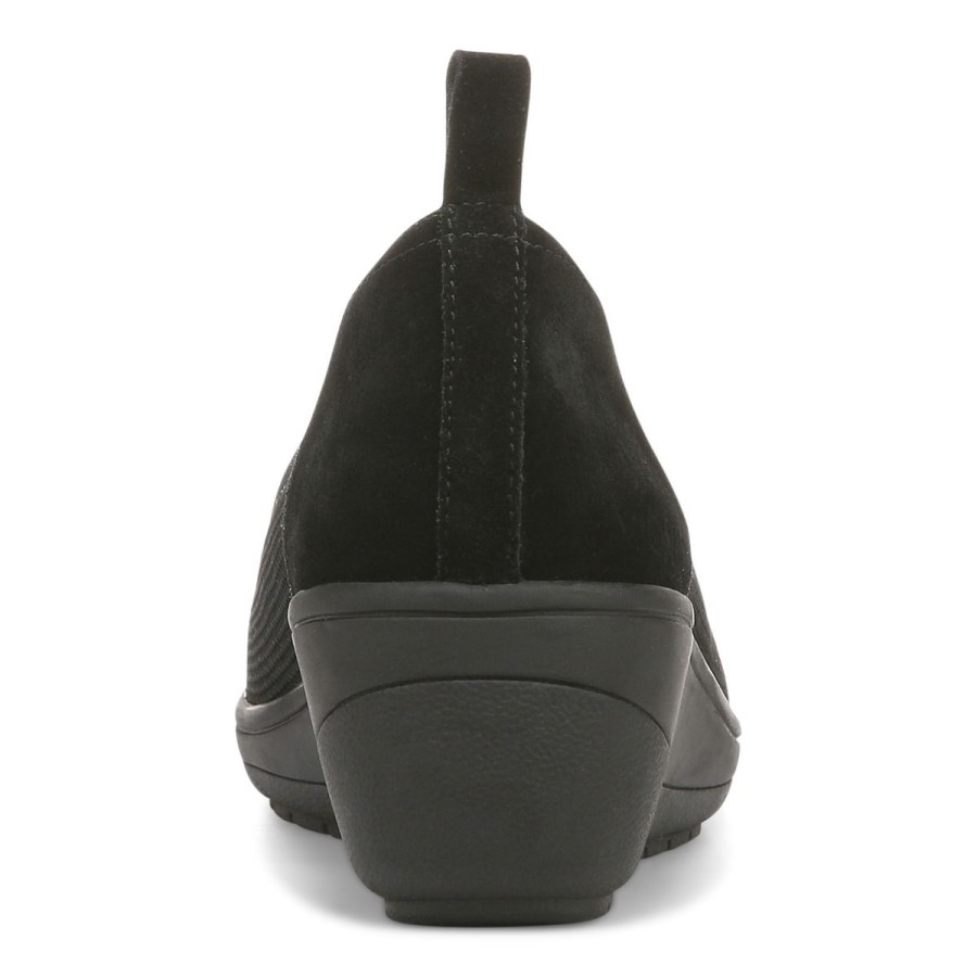 Vionic Jacey Malha Wedge Preta