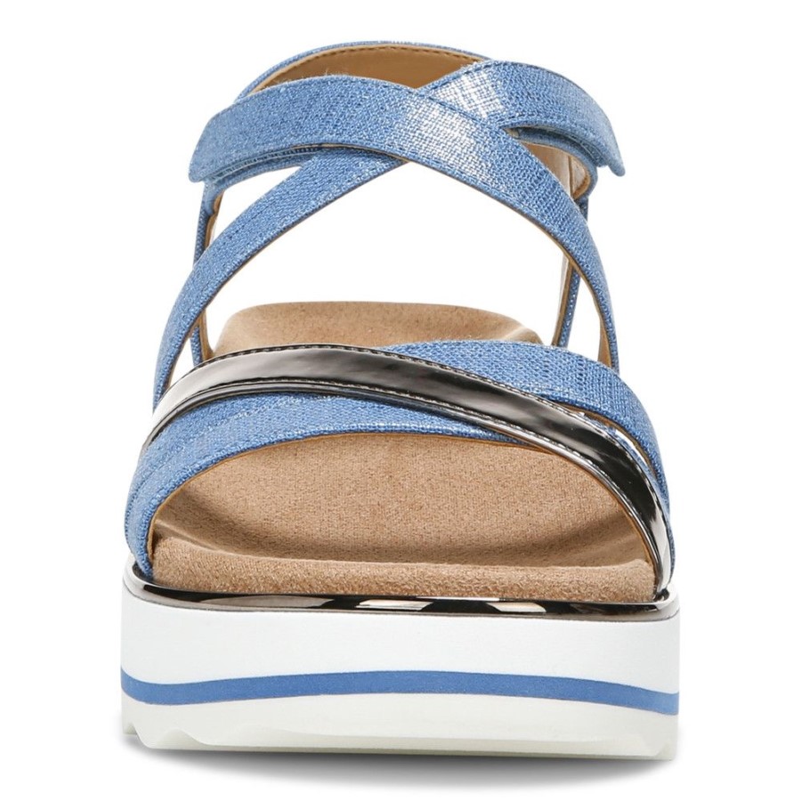 Sandália Flatform Vionic Kelly Vallarta Azul