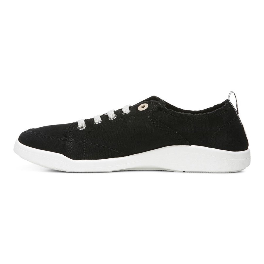 Vionic Pismo Casual Trainer Lona Preta