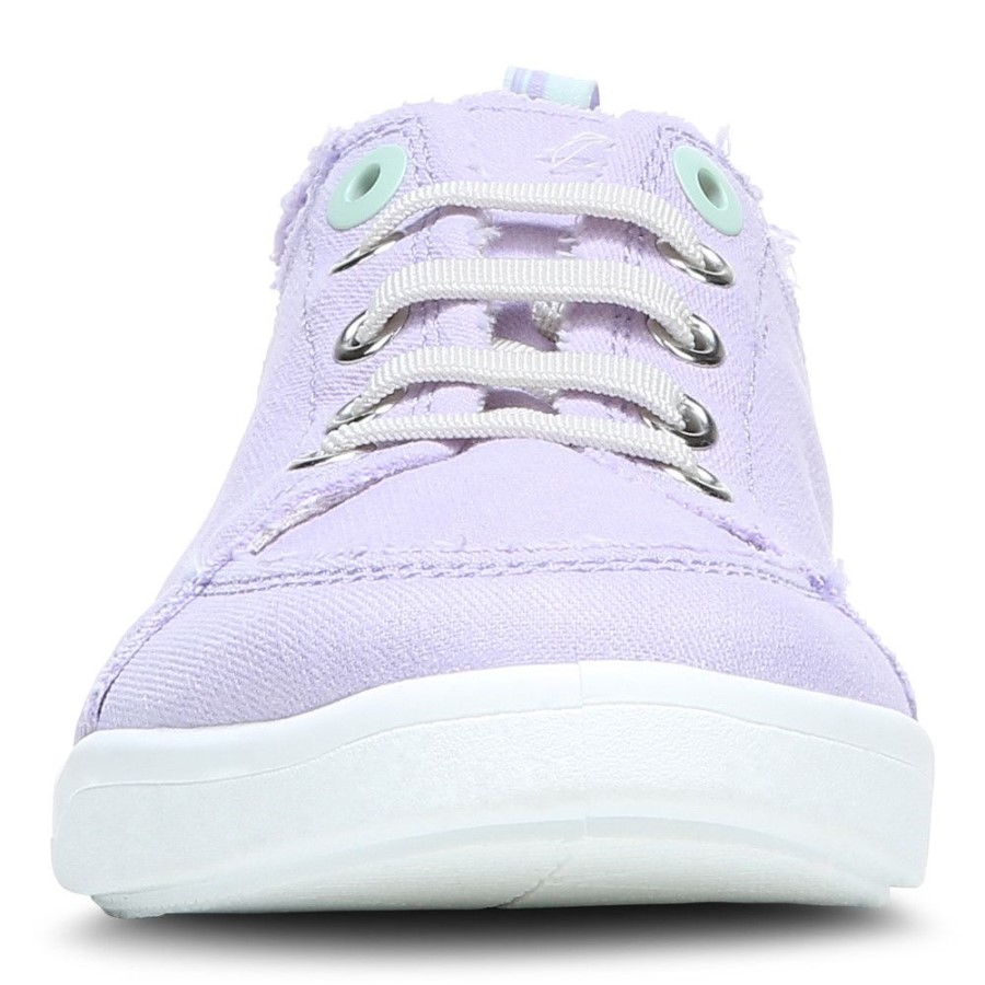 Vionic Pismo Casual Trainer Lona Pastel Lilás