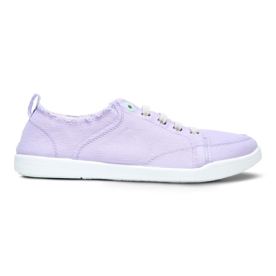Vionic Pismo Casual Trainer Lona Pastel Lilás